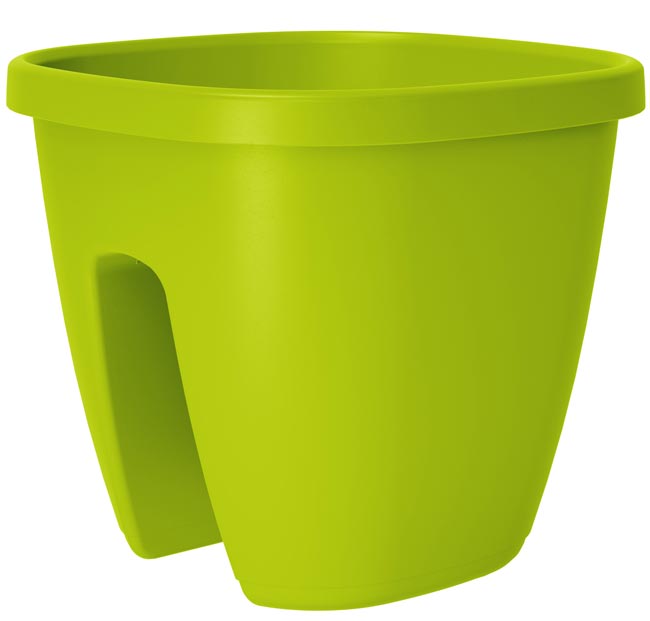 Fioriera Con Gancio Per Ringhiera, Vaso 3 Litri Per Balcone, Design Elegante Antracite, Idea Regalo Per Giardino E Terrazzo