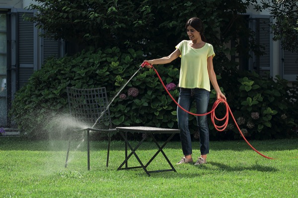 FITT YOYO Club Tubo Da Giardino Estensibile 10m – Con Pistola Multigetto, Borsa E Supporto