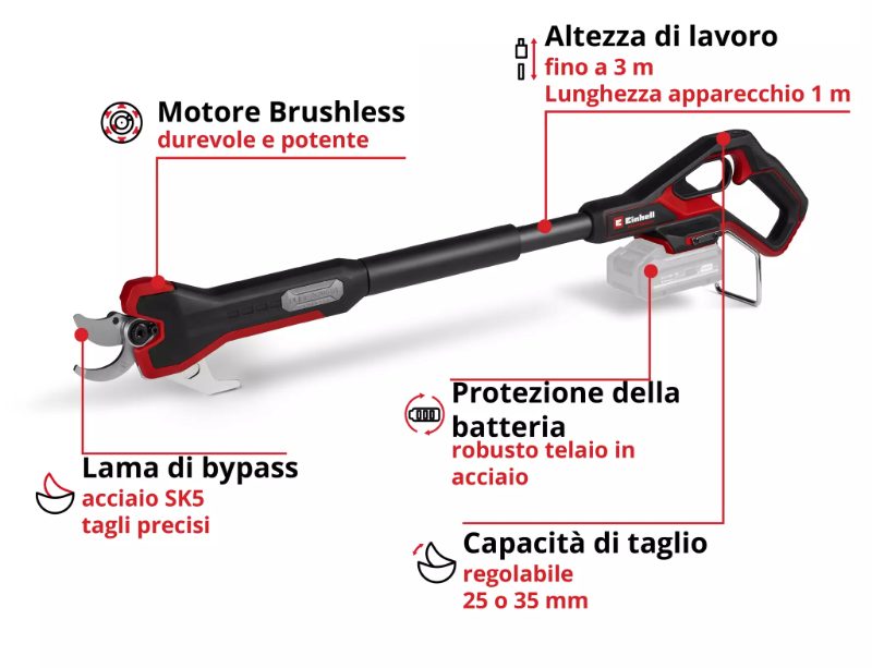 svettatoio a batteria Einhell